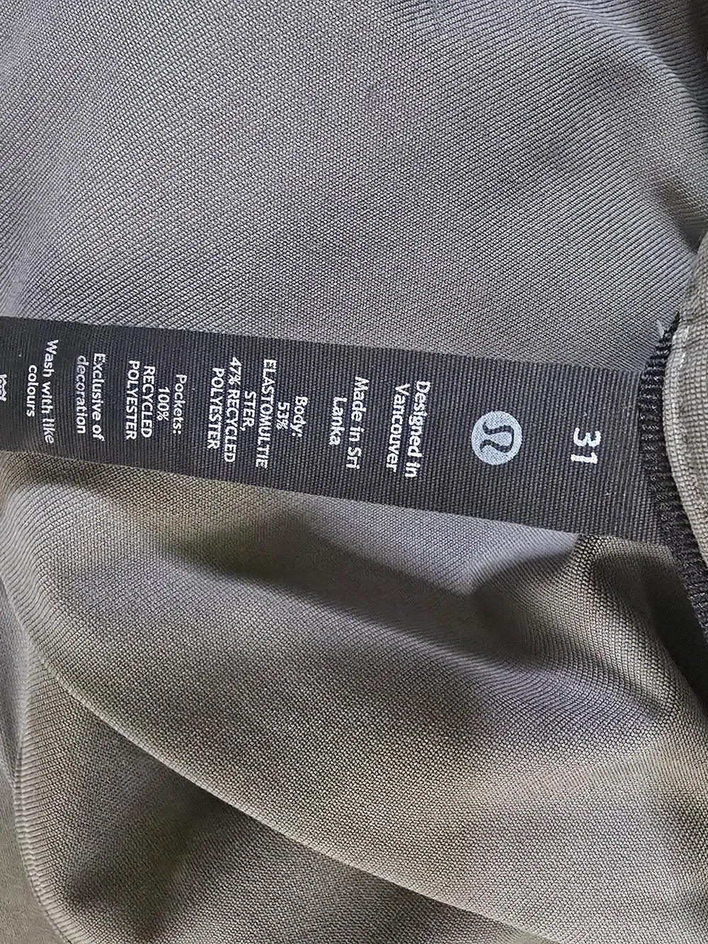 Lululemon ABC Slim-Fit 5 Pocket Men's Pant Size 31
